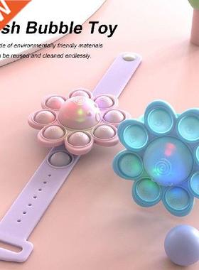 Decompresson Bracelet Press Bubble Fdget Toys Ranbow