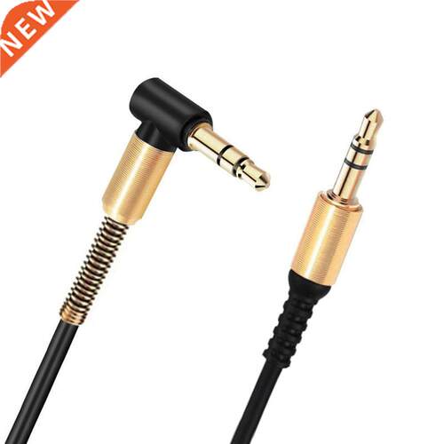 1 Pcs 3.5mm Audio Cable 3.5mm Male To Male 90 Degree Right A