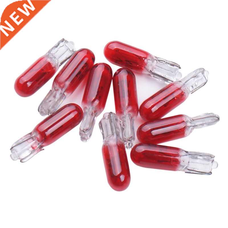 Blue/red/amber/yellow 10/20pcs W2W T5 12v 1.2w car halogen l