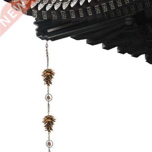 Pine Cone Rain Chimes Gutter Rain Chain Pine Cone Rain