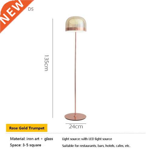 LED modern floor lamp glass floor lamp creative living room