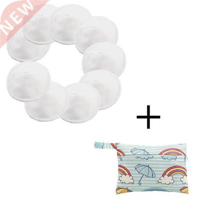 [simfamily] 10PCS Reusable Bamboo Breast Pad Nursing Pads M