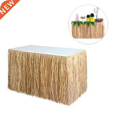 Summer Party Table Skirt Desk Skirt Decorative Prop with