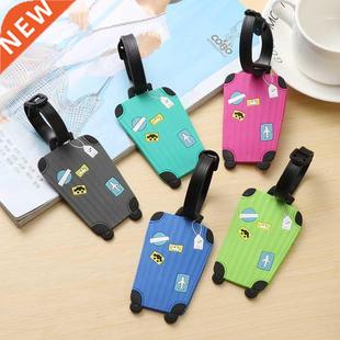 10pcs Creative boarding pass Suitcase Cartoon Luggage Tags d