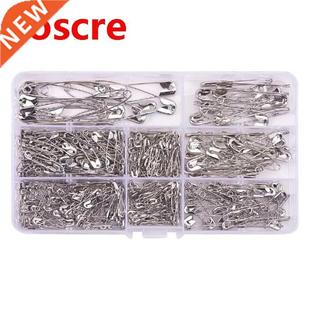 450pcs Safety Pins Sewing Accessory Silver Metal Needles