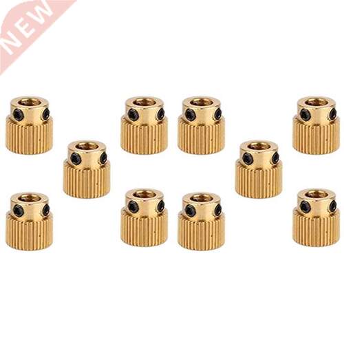10Pcs Rugged D Printer Parts Driver 40 Tooth Gear Brass Ext