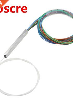 FTTH Single Mode 1x16 mini Fiber Optic PLC colorful Splitter