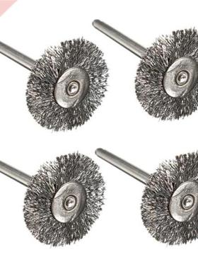 High Quality T-Shape 10pcs Steel Wire Wheel Brushes 3mm Shan