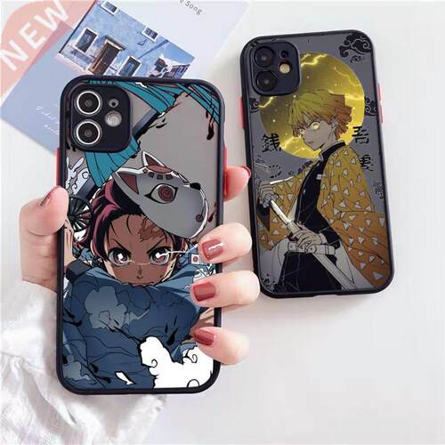 Kimetsu No Yaiba Demon Slayer Anime Phone Cases Matte For iP