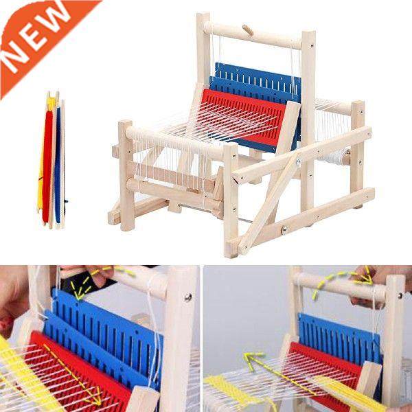 Wood Traditional Weaving Toys Loom Machine Craft