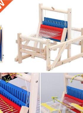 Wood Traditional Weaving Toys Loom Machine Craft