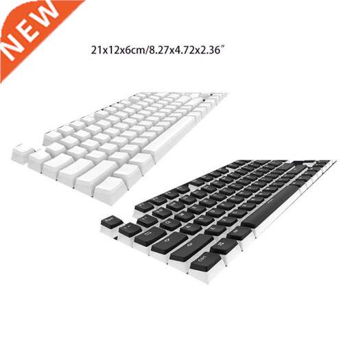 K1KF 104 Keys Pudding Keycaps OEM Profile Double Shot PBT Ba