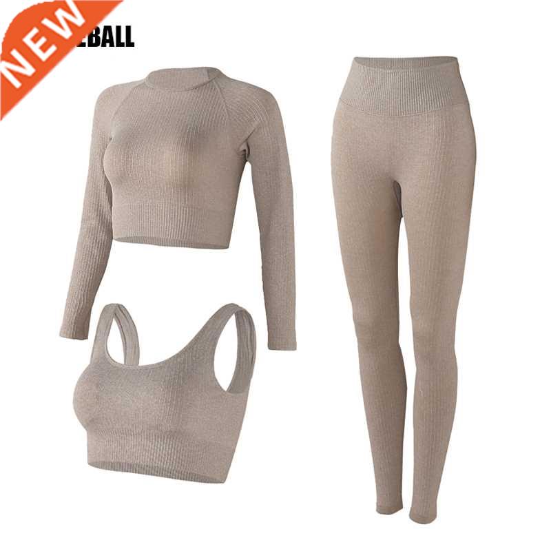 Ropa deportiva para mujer, conjunto de Yoga, ropa de enrenam
