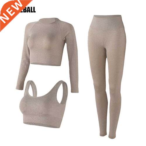 Ropa deportiva para mujer, conjunto de Yoga, ropa de enrenam