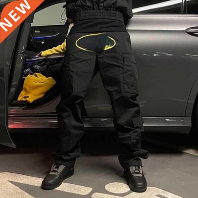 Mle High Set Crgo Pnt Vintge Csul Multi-pockets Loose