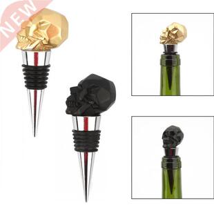 Stainless Decorative Skull Wine Bottle Stopper Beverage Save