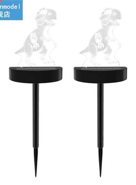 2pcs Waterproof LED Lamp Landscape Color Changing Solar Ligh