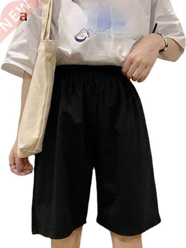 Korean pure cotton gray black women shorts fashion casual re