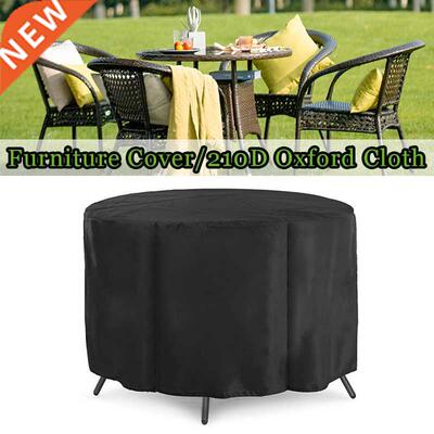 Multiple Size Round Furniture Cover Outdoor Rain Waterproof