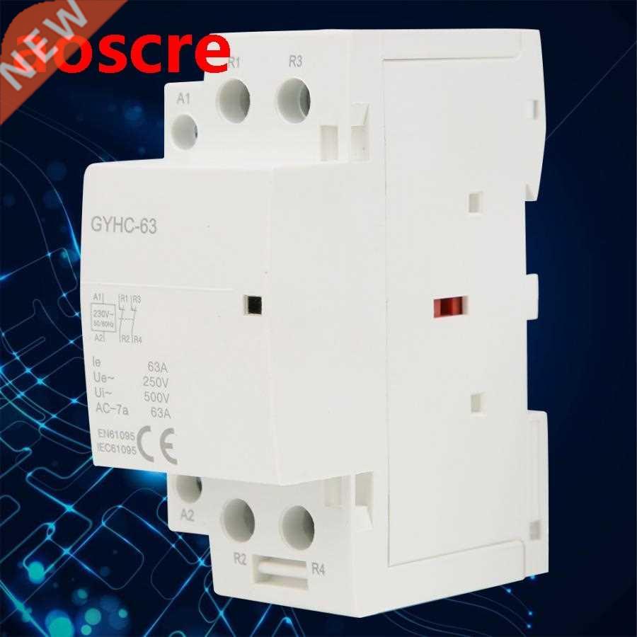 2P AC Contactor 63A 220V 50Hz Mini Household AC Contactor 2N
