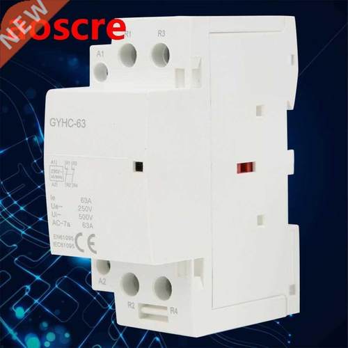 2P AC Contactor 63A 220V 50Hz Mini Household AC Contactor 2N