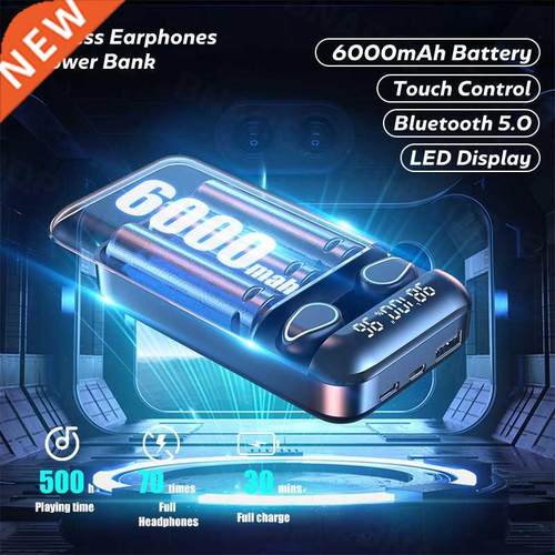 Wireless Bluetooth 5.0 Earphones Support Quick Charge