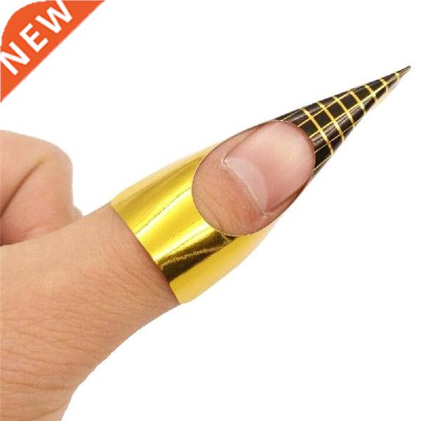100Pcs Adhesive Acrylic UV Gel Nail Tips Extension
