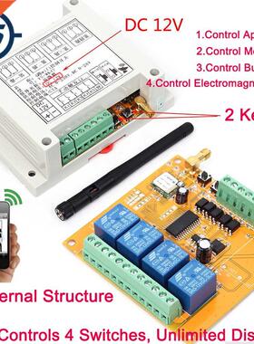 Wifi Relay Switch Network Relay Module With Antenna Wireless