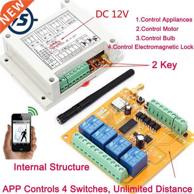 Wifi Relay Switch Network Relay Module With Antenna Wireless