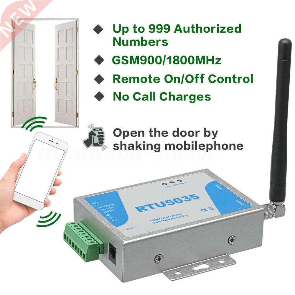 RTU5024 RTU5035 2G 3G GSM Gate Opener Relay Switch Wireless