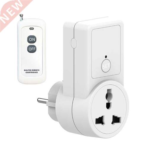 EU Plug Remote Control Switch Socket Practical Multi-purpose