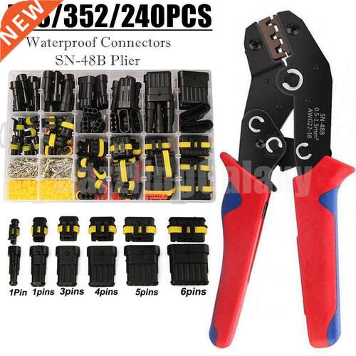 708/352/240PCS Car Wire Connector Plug Automotive Waterproof
