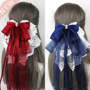 Maid Bow Japanese Oversized Kawaii Lace Princess Cute Lolita