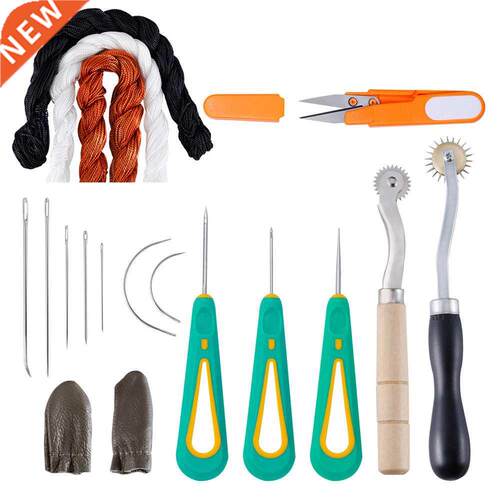 Professional Leather Craft Tools Kit for Hand Sewing Sewing