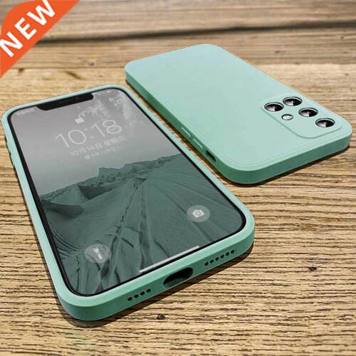 Original Square Liquid Silicone Case For Samsung Galaxy S10