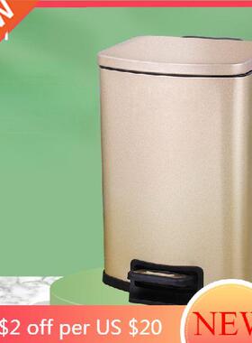 Modern Bathroom Garbage Trash Can Stainless Big Size Trash