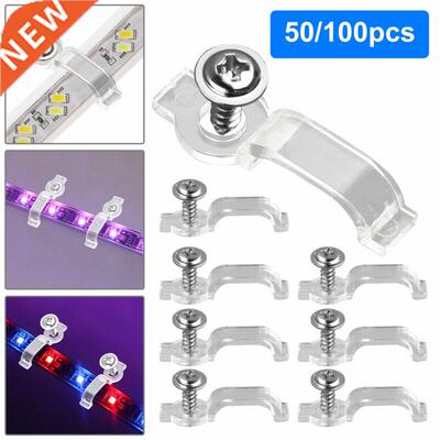50/100 Mounting Brackets Clip One-Side Fixing Clips For 3528