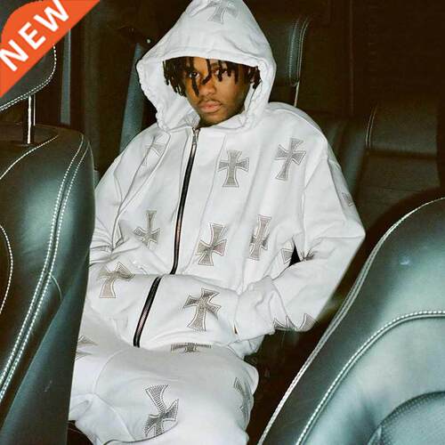 Hip Hop Joggers Sweatshirt Korean Fashion Punk Sport Coat Pu