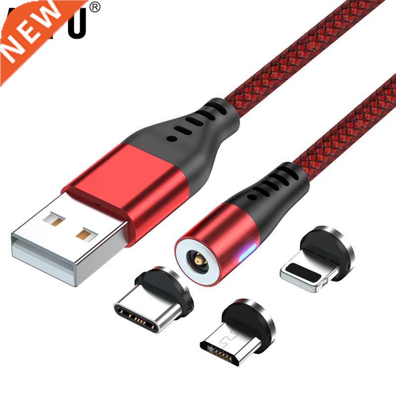LED Magnetic USB Charging Cable USB Type C Phone Cable Magne
