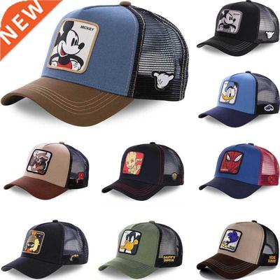 New Brand Minnie Mickey Snapback Cotton Baseball Cap Men Wo