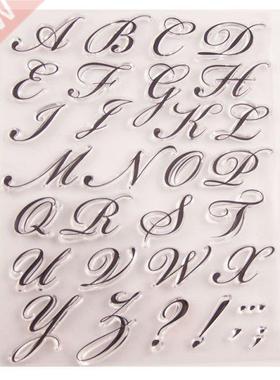 Cookie Cutter Embosser Stamp Cake Tool Letter Alphabet Stick