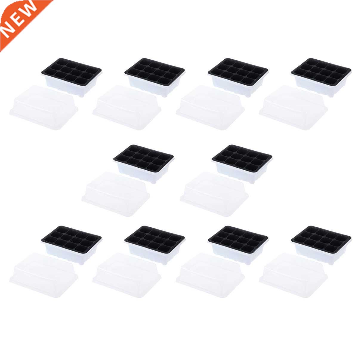10 Pack Tray Starter Tray with Dome and Base 12 Cells For