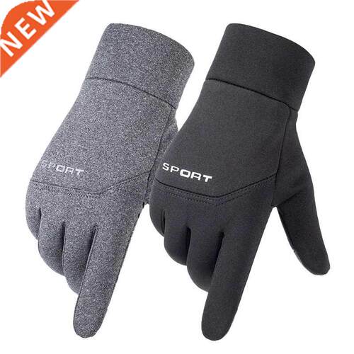 2021 Hot Sale Winter Warm Velvet Waterproof Gloves Men Ski C