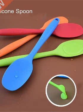 New Heat Resistant Integrate Handle Silicone Spoon Scraper