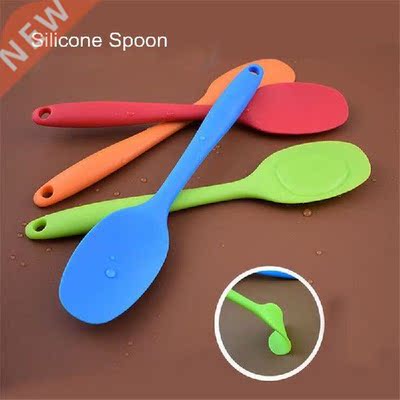 New Heat Resistant Integrate Handle Silicone Spoon Scraper
