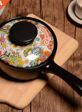 Ceramic high temperature cooking pot casserole baby with