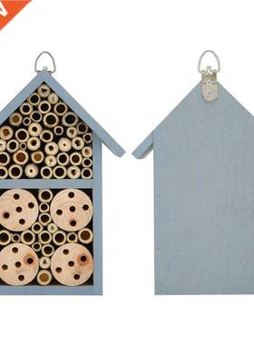 Wooden Insect House Hanging Insect Hotel Shelter For Butterf