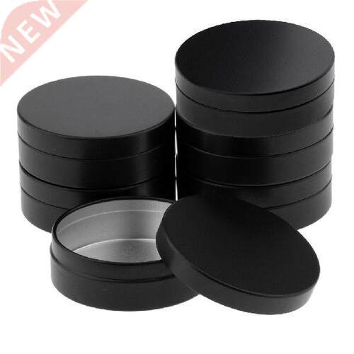6 Pieces Pink Aluminum Cosmetic Pot Lip Balm Jar Containers