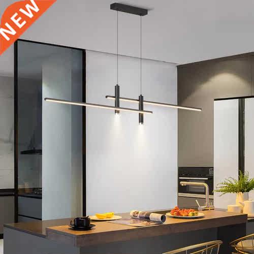 Dining room chandelier simple modern minimalist lines Nordic