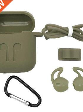 5Pcs/Set Earphone Accessories Silicone Anti-loss Cable